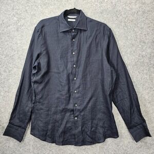 Suitsupply Navy Dress Shirt